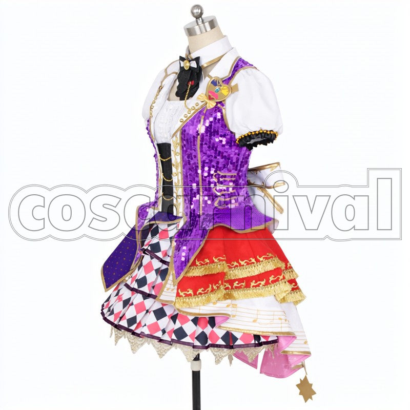 Cinderella Girls Starlight Stage 2nd Anniversary Rin Shibuya Uzuki Shimamura Mio Honda cosplay costume from THE IDOLM STER, side view 2