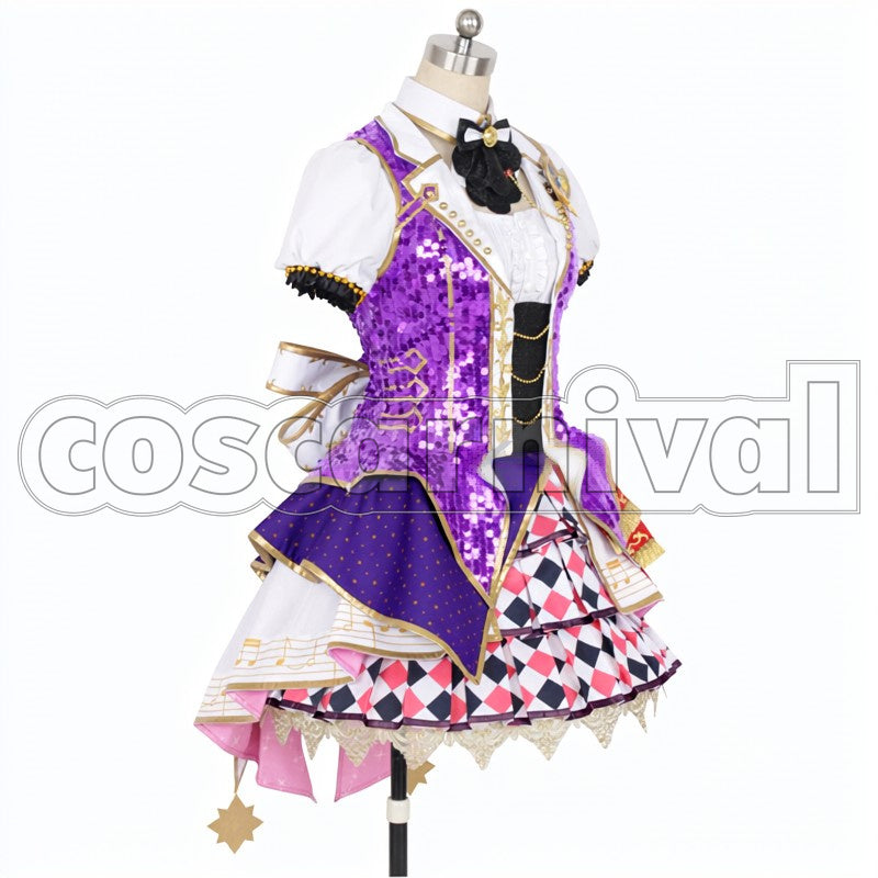 Cinderella Girls Starlight Stage 2nd Anniversary Rin Shibuya Uzuki Shimamura Mio Honda cosplay costume from THE IDOLM STER, side view