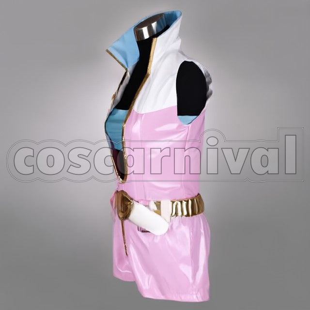 Makoto Kikuchi cosplay costume from THE IDOLM STER, side view