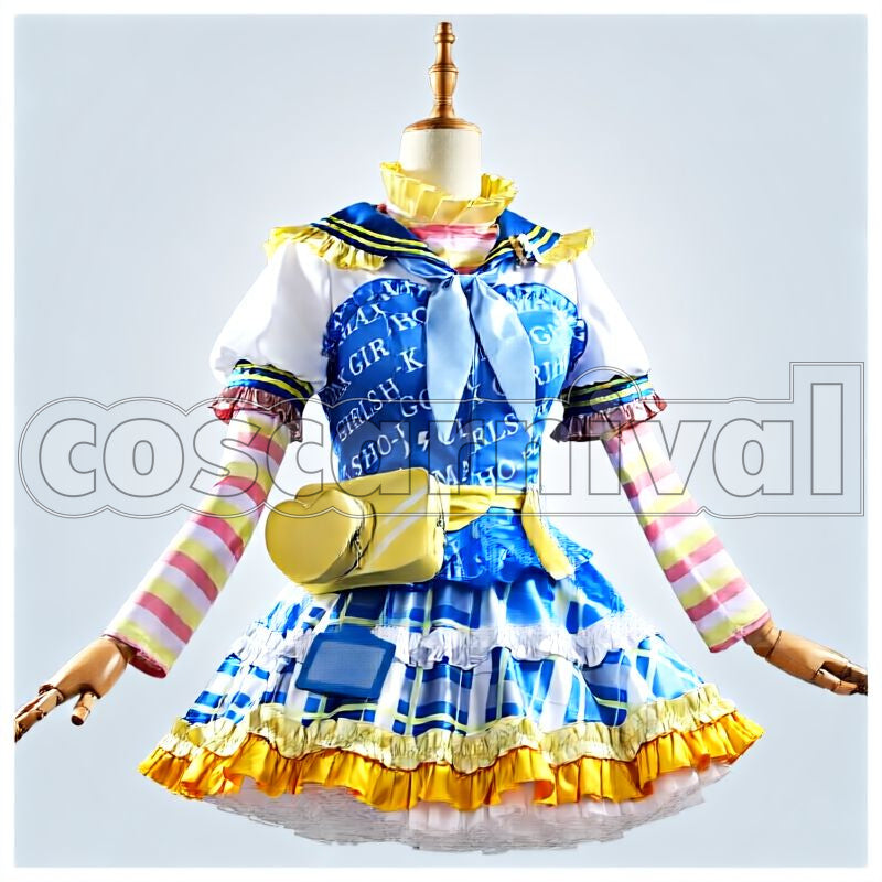 IDOLM@STER SHINY COLORS Rinze Morino Exciteen Collection Flowers Are Live Outfit Cosplay cosplay costume from THE, front view 1