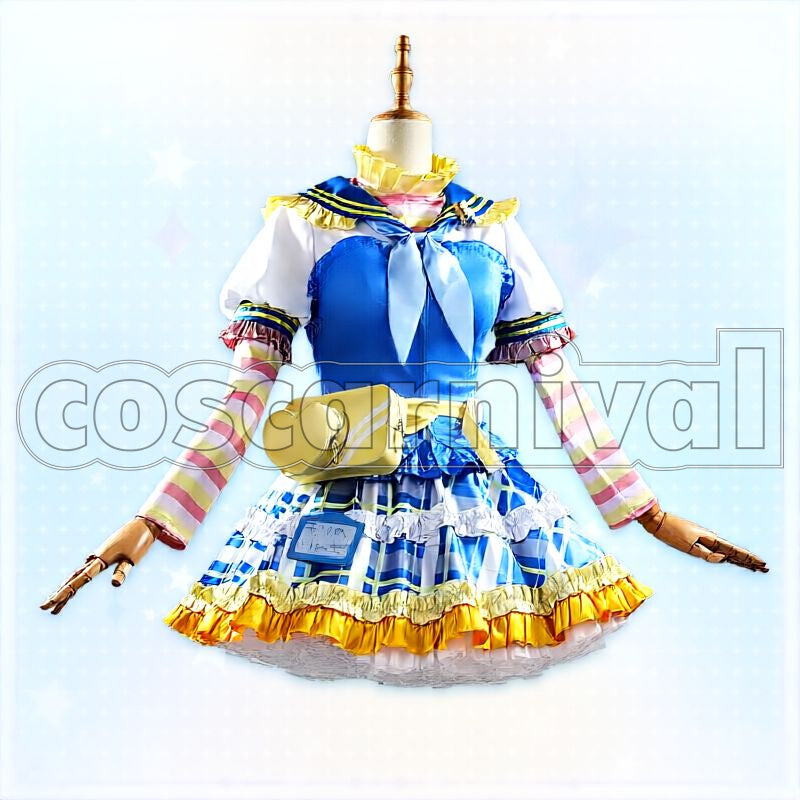 IDOLM@STER SHINY COLORS Rinze Morino Exciteen Collection Flowers Are Live Outfit Cosplay cosplay costume from THE, front view 2