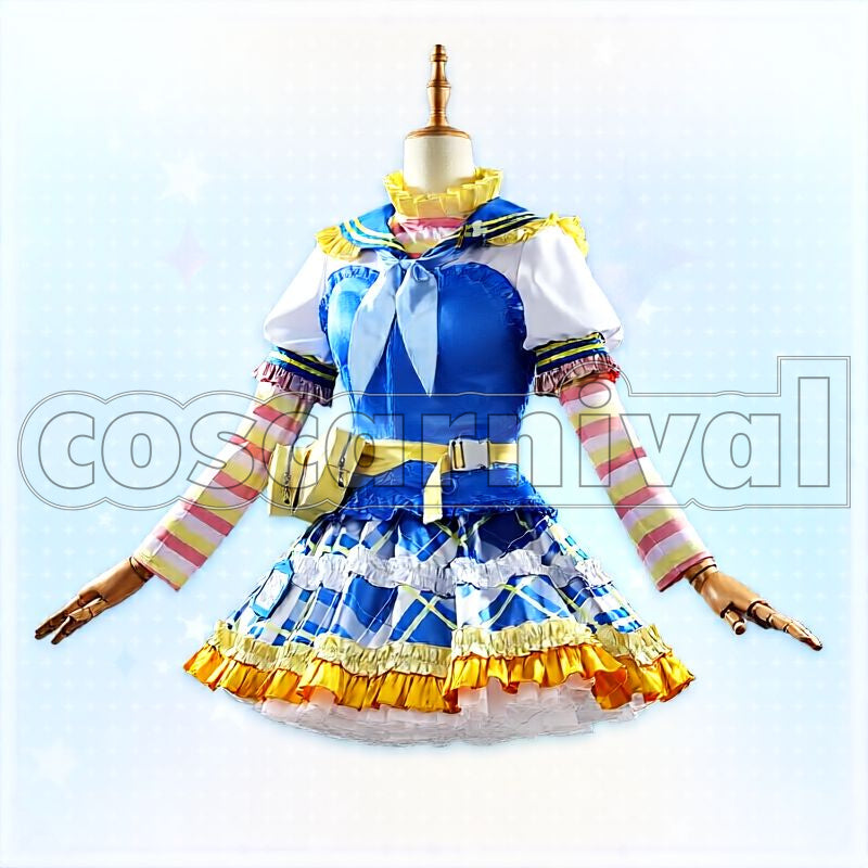 IDOLM@STER SHINY COLORS Rinze Morino Exciteen Collection Flowers Are Live Outfit Cosplay cosplay costume from THE, front view 3