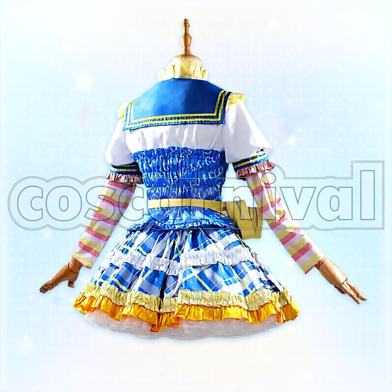 IDOLM@STER SHINY COLORS Rinze Morino Exciteen Collection Flowers Are Live Outfit Cosplay cosplay costume from THE, back view 1