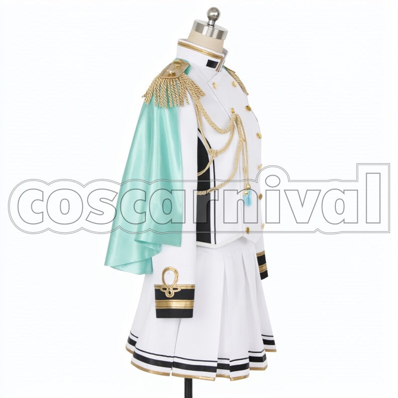 STARLIGHT MASTER 04 Seizon Honnou Valkyria Yumi Aiba cosplay costume from THE IDOLM STER, side view