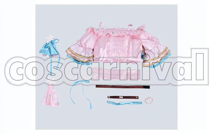 Idolmaster Hayate Hisakawa O-Ku-Ri-Mo-No Sunday! Cosplay cosplay costume from The, set view
