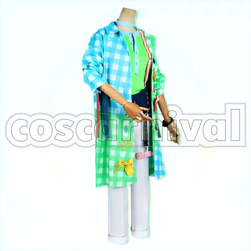 Idolmaster Poplinks Ryo Akizuki Cosplay cosplay costume from The, front view 3
