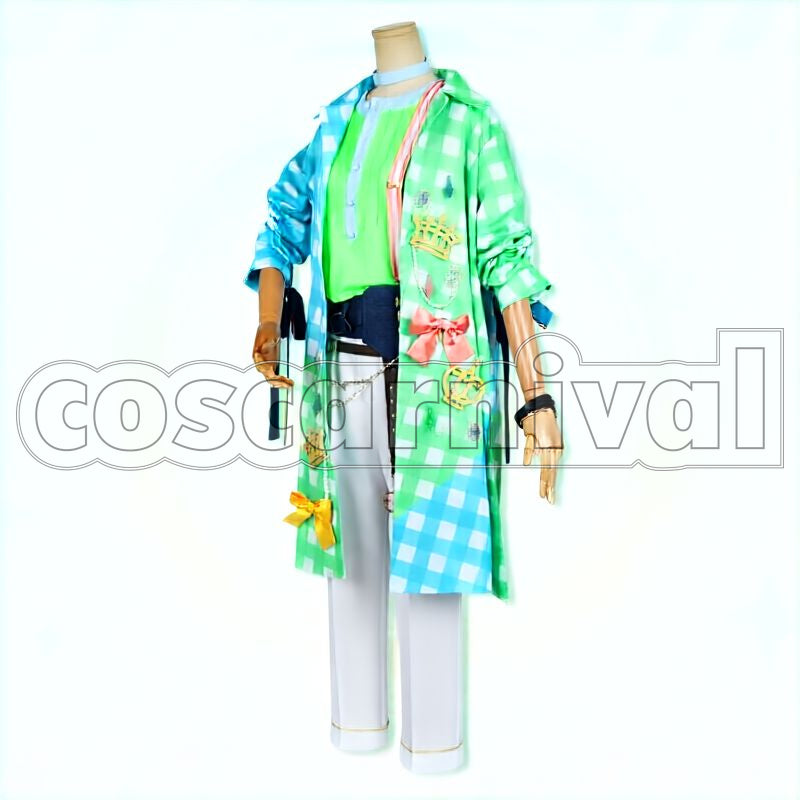 Idolmaster Poplinks Ryo Akizuki Cosplay cosplay costume from The, front view 4