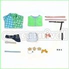 Idolmaster Poplinks Ryo Akizuki Cosplay cosplay costume from The, set view