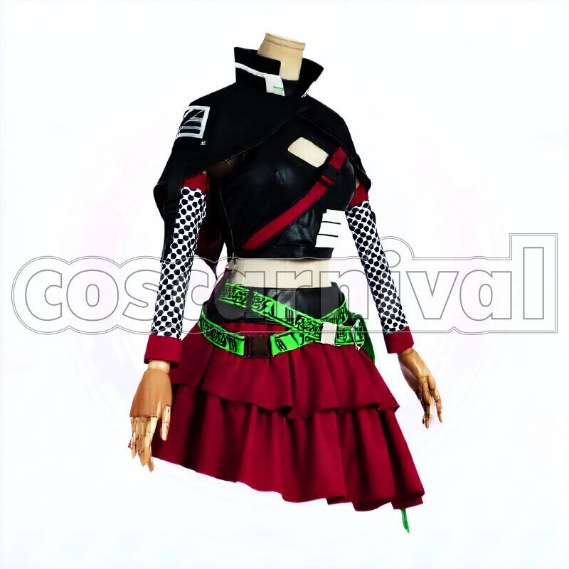 Idolmaster Shiny Colors Fuyuko Mayuzumi Neon Light Romancer Cosplay cosplay costume from The, front view 3