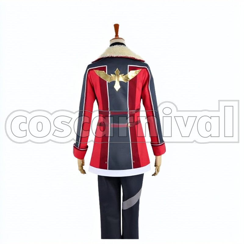 Heroes: Trails of Cold Steel II Class VII Rean Schwarzer cosplay costume from The Legend of, back view