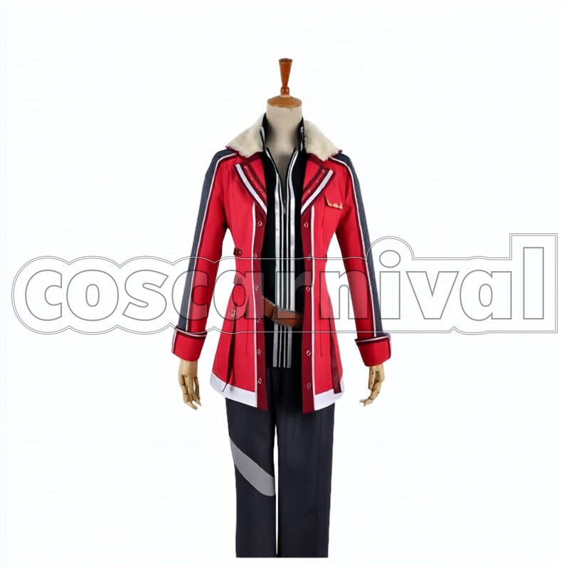 Heroes: Trails of Cold Steel II Class VII Rean Schwarzer cosplay costume from The Legend of, front view