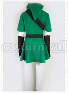 Zelda: The Wind Waker Link cosplay costume from The Legend of, back view