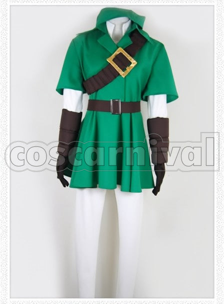 The Legend of Zelda cosplay costume, front view