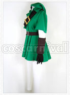 Zelda: The Wind Waker Link cosplay costume from The Legend of, side view