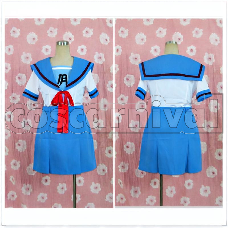 Melancholy of Haruhi Suzumiya Girls Summer Short-Sleeve School Uniform Cosplay cosplay costume from The, detail-1