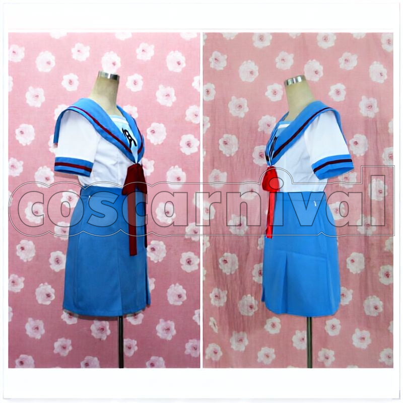 Melancholy of Haruhi Suzumiya Girls Summer Short-Sleeve School Uniform Cosplay cosplay costume from The, detail-3
