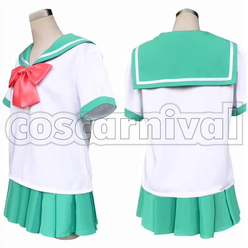 Tennis Seigaku Junior High Female cosplay costume from The Prince of, front view 2