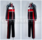 Prince of Tennis U-17 Selection Black Jersey 2-Piece Set Cosplay cosplay costume from The, selection black jersey 2 piece set 23969 front view 2