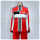 Prince of Tennis U-17 Selection Red Jersey 2-Piece Set Cosplay cosplay costume from The, selection red jersey 2 piece set 23963 front view 1
