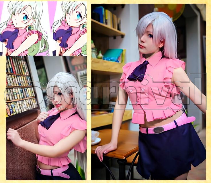 Seven Deadly Sins Elizabeth Liones Cosplay cosplay costume from The, front view 3
