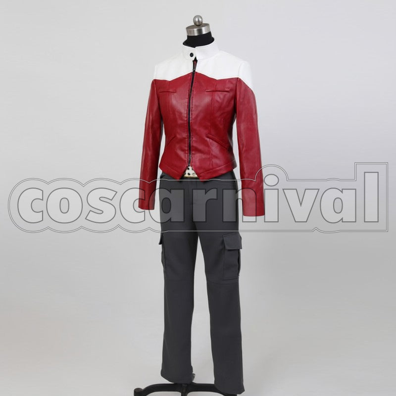 Brooks Jr. cosplay costume from Tiger Bunny Barnaby, back view 2