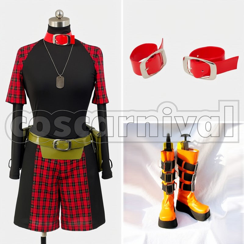 no Chi rin cosplay costume from Togainu, front view