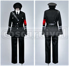 Chi Shiki Black Military Uniform Cosplay cosplay costume from Togainu no, detail-1