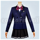 Girl's Side 4th Heart Michiru Hanatsubaki Habataki Academy Girls' School Uniform Cosplay cosplay costume from Tokimeki Memorial, front view 1