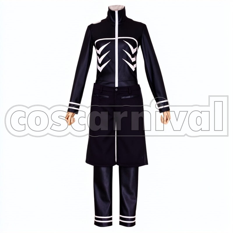 Kaneki Battle Outfit Style cosplay costume from Tokyo Ghoul Ken, front view 2