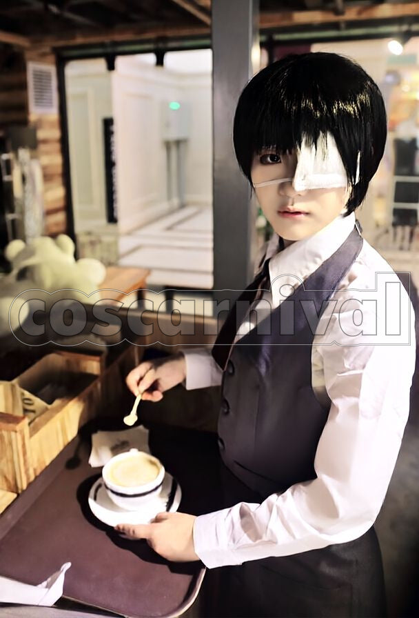 Ghoul Ken Kaneki Anteiku Uniform Cosplay cosplay costume from Tokyo, detail-2