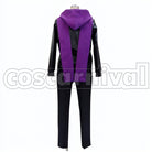 Ayato Kirishima Ayato Black Rabbit Rabbit cosplay costume from Tokyo Ghoul, back view