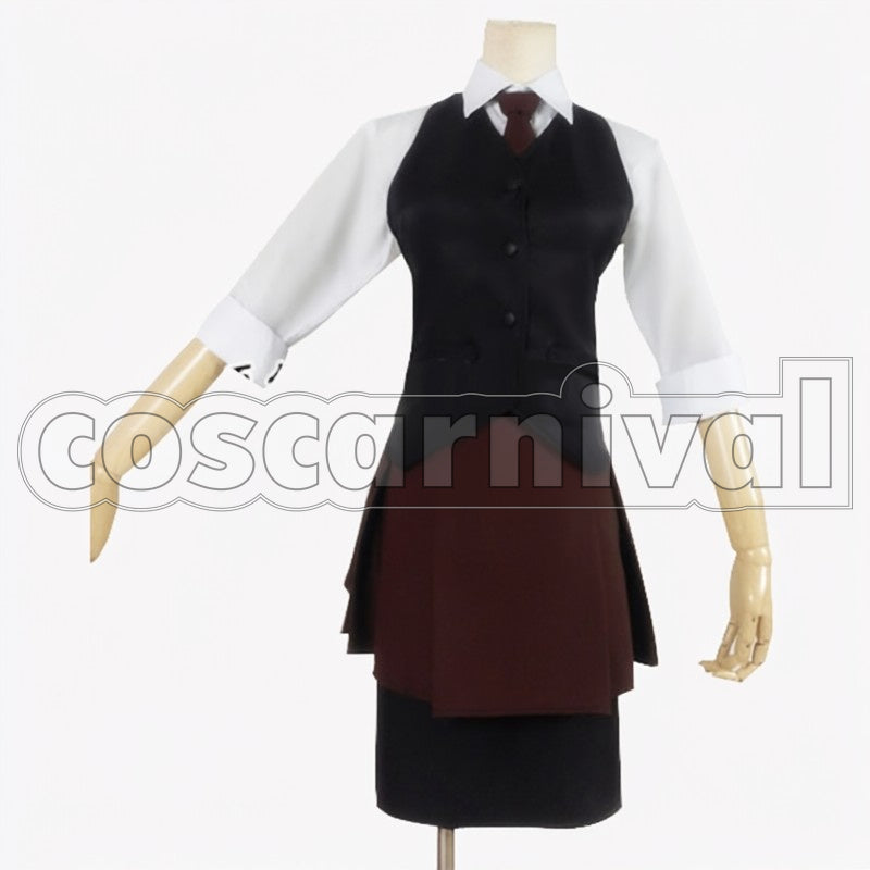 Touka Kirishima cosplay costume from Tokyo Ghoul, front view
