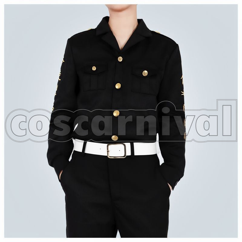 Revengers Haruchiyo Sanzu Tokyo Manji Gang Fifth Division Vice-Captain Special Attack Uniform Cosplay cosplay costume from Tokyo, front view 1