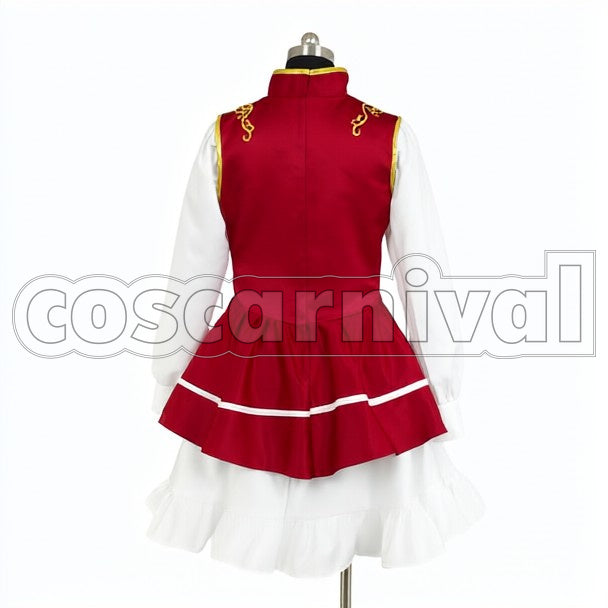Black Cat of Omen Chen cosplay costume from Touhou Hisouten, back view
