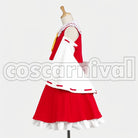 Reimu Hakurei cosplay costume from Touhou Project, side view