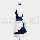 Sakuya Izayoi cosplay costume from Touhou Project, side view