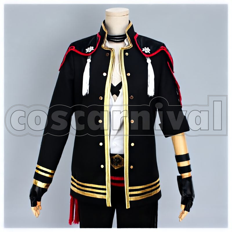 Akashi Kuniyuki Front Lines Cosplay cosplay costume from Touken Ranbu, front view 1
