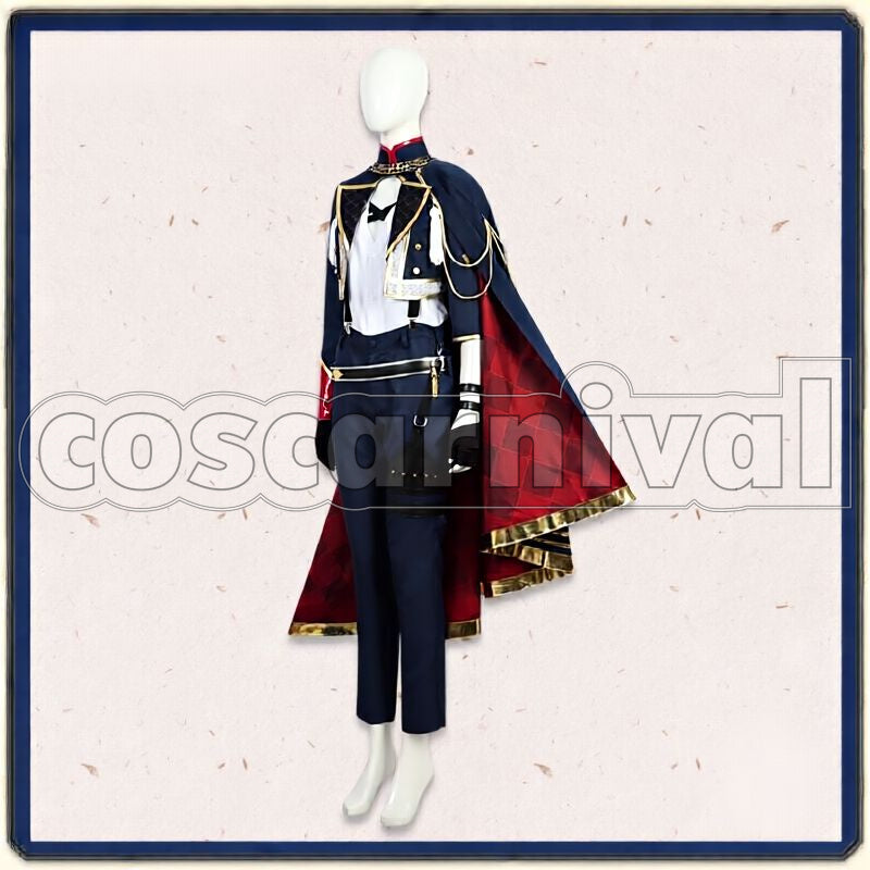 Akashi Kuniyuki Kiwame Cosplay cosplay costume from Touken Ranbu, front view 4