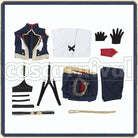 Akashi Kuniyuki Kiwame Cosplay cosplay costume from Touken Ranbu, set view