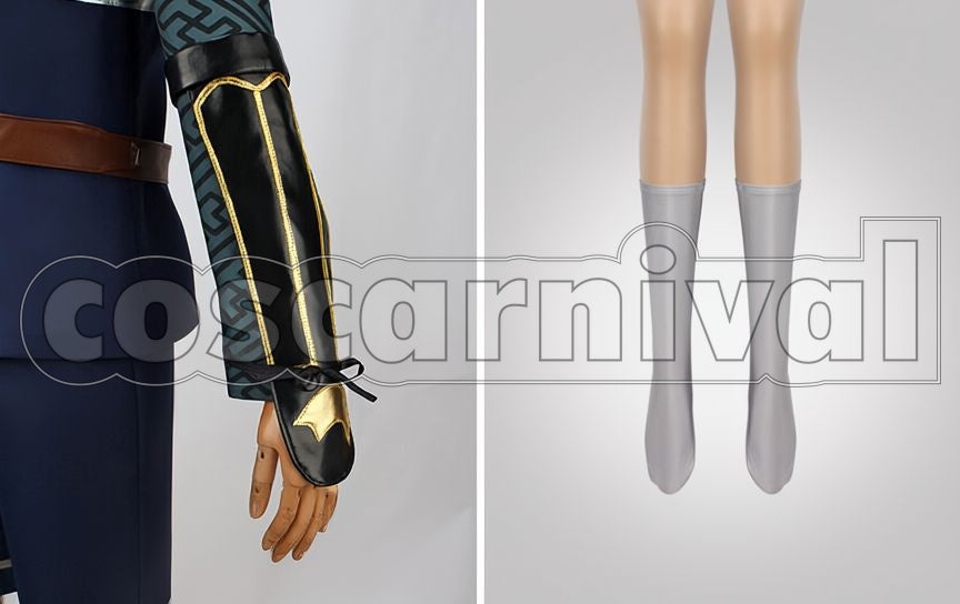 Atsushi Toushirou Cosplay cosplay costume from Touken Ranbu, accessory set view