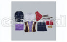 Gotou Toushirou Kiwame Cosplay cosplay costume from Touken Ranbu, set view