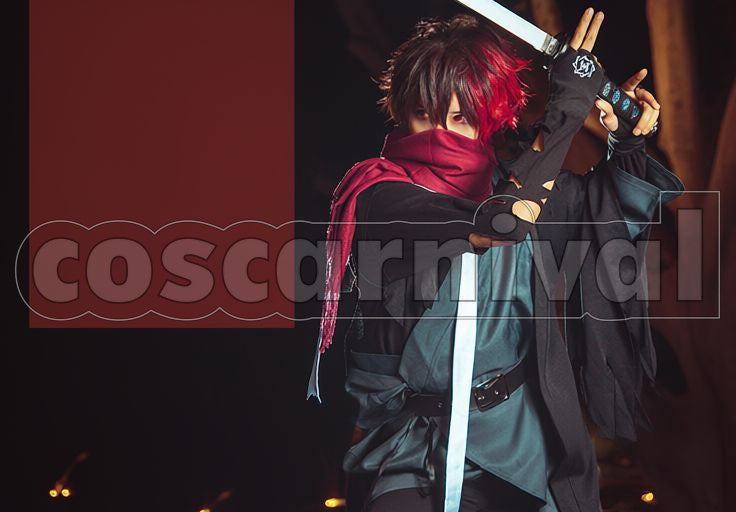 Hizen Tadahiro Cosplay cosplay costume from Touken Ranbu, front view 2