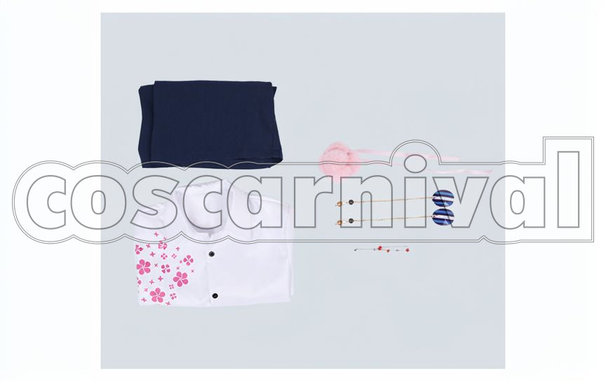 Internal Affairs Chatannakiri Cosplay cosplay costume from Touken Ranbu, set view