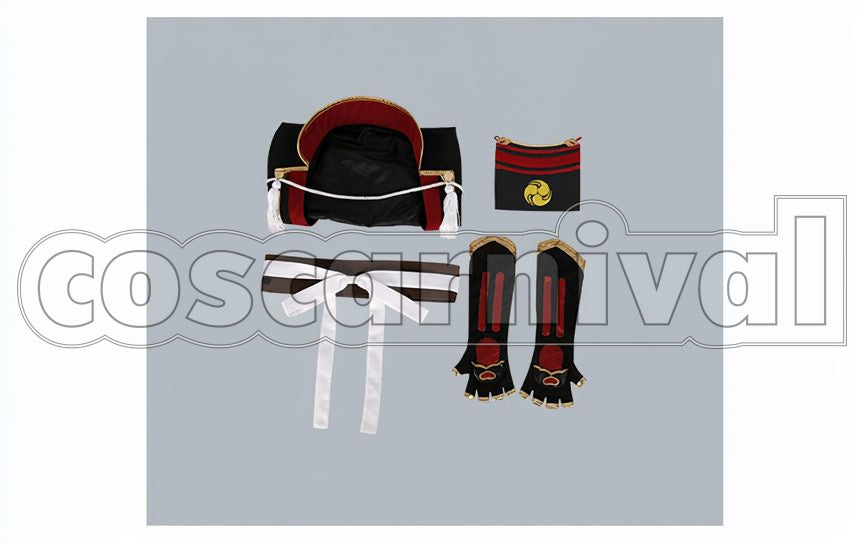 Izuminokami Kanesada Kiwame Cosplay cosplay costume from Touken Ranbu, accessory set view
