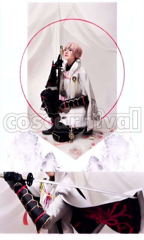 Kikkou Sadamune Kiwame Cosplay cosplay costume from Touken Ranbu, front view 2