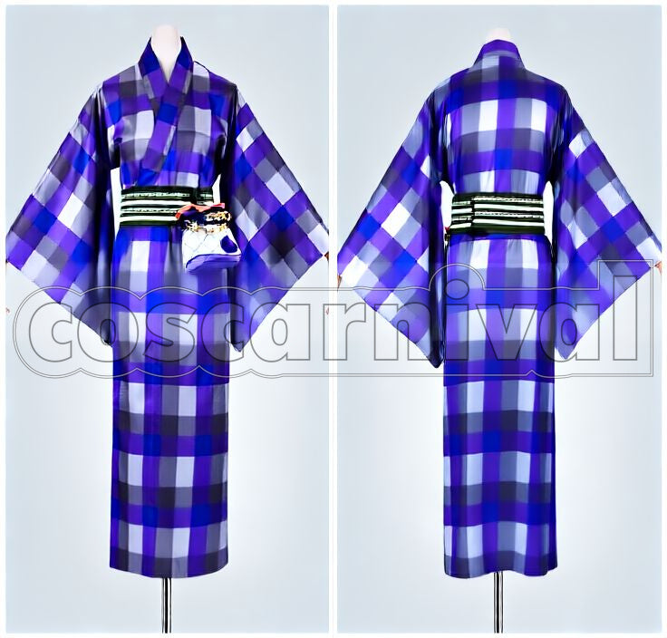 Light Version Gotou Toushirou Yukata Cosplay cosplay costume from Touken Ranbu, detail-1