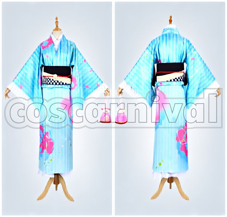 Light Version Midare Toushirou Yukata Cosplay cosplay costume from Touken Ranbu, detail-1