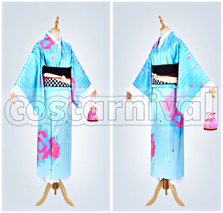 Light Version Midare Toushirou Yukata Cosplay cosplay costume from Touken Ranbu, detail-2