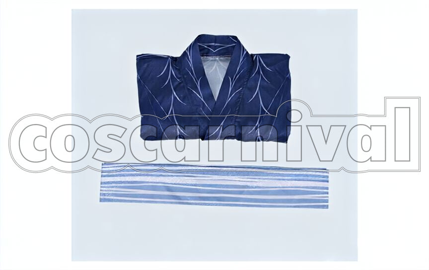 Light Version Nikkari Aoe Yukata Cosplay cosplay costume from Touken Ranbu, set view