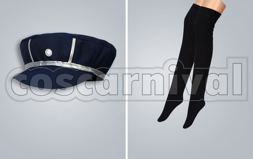 Midare Toushirou Cosplay cosplay costume from Touken Ranbu, accessory set view